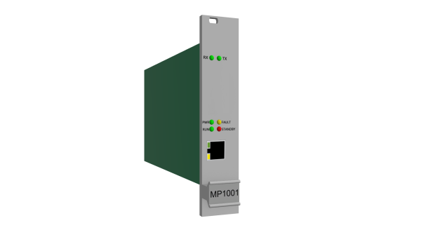 The CPU card is the system’s central unit and contains the controller, flash memory, a buffered static RAM, a watchdog circuit and an Ethernet controller with an RJ 45 Ethernet output connector. The CPU card can be used in either single or redundant configuration with two CPU’s operating in parallel. Both CPU’s process information, but only one is the primary. Once the primary CPU stops operating, the other immediately takes over without disrupting ongoing operations or losing captured events. In addition to the micro-controller, the card has a flash memory, a buffered RAM, a watchdog circuit and an Ethernet controller with an RJ 45 Ethernet output connector.